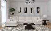 Tampa Furniture Outlet - Coaster - Lakeview 5-piece Upholstered Modular Sectional Sofa Ivory - 551461-SETB
