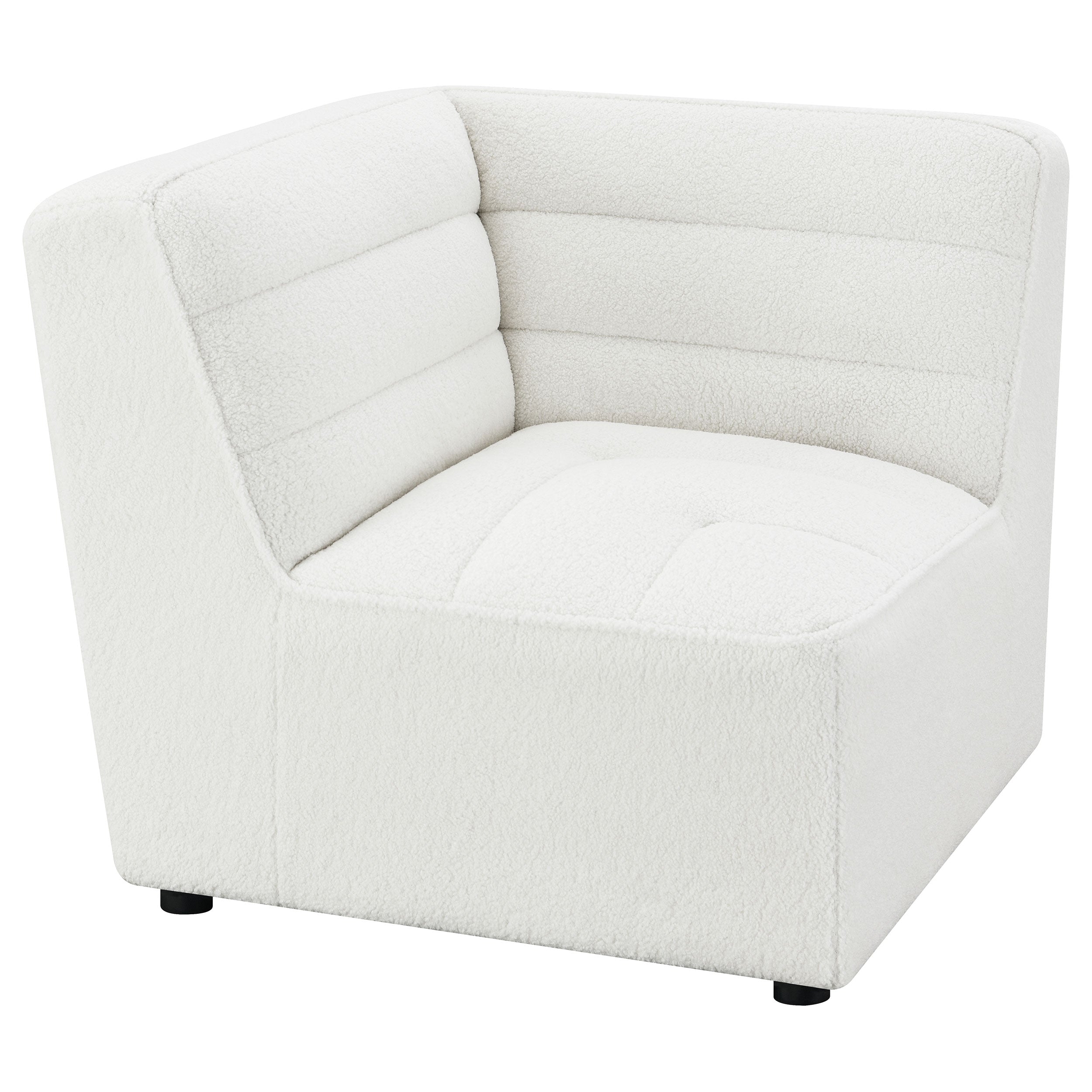 Tampa Furniture Outlet - Coaster - Sunny Upholstered Corner Chair Natural - 551622