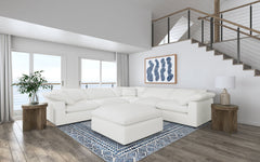 Tampa Furniture Outlet - Coaster - Raleigh 6-piece Boucle Upholstered Modular Sectional Ivory - 551751-SETA