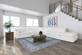 Tampa Furniture Outlet - Coaster - Raleigh 6-piece Boucle Upholstered Modular Sectional Ivory - 551751-SET