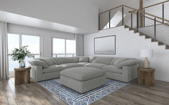 Tampa Furniture Outlet - Coaster - Raleigh 6-piece Boucle Upholstered Modular Sectional Grey - 551754-SETA