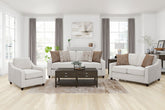 Tampa Furniture Outlet - Coaster - Christine 3-piece Upholstered Sloped Arm Sofa Set Beige - 552061-S3