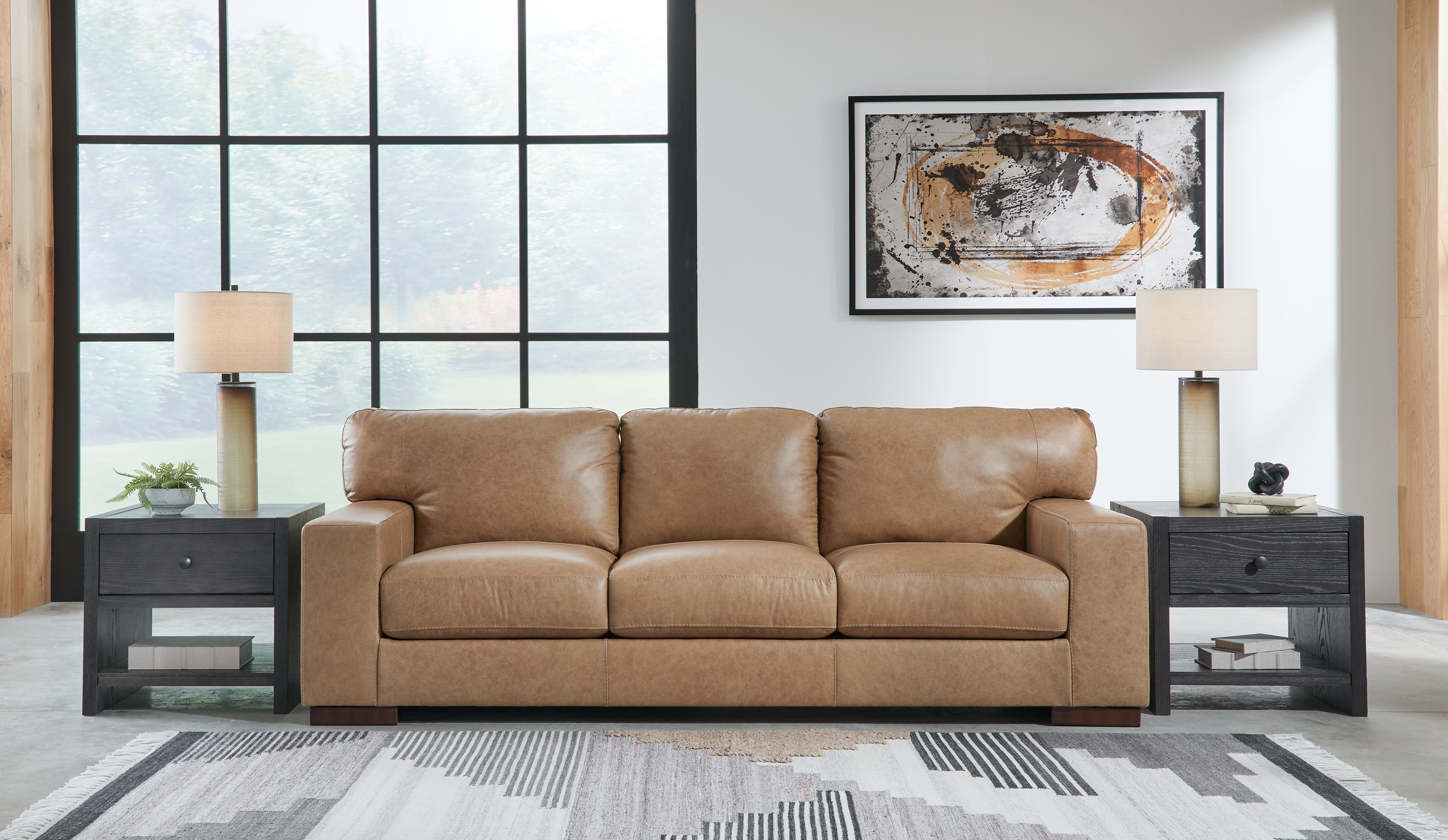 Tampa Furniture Outlet Lutz - Ashley Furniture - Lombardia Living Room - Sofa / Tumbleweed - 5730238