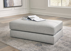 Tampa Furniture Outlet Lutz - Ashley Furniture - Amiata Living Room - Oversized Accent Ottoman / Glacier - 5740408