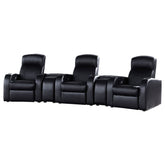 Tampa Furniture Outlet - Coaster - Cyrus 5-piece Upholstered Home Theater Seating - 600001-S3A