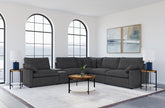 Tampa Furniture Outlet - Coaster - Collins 6-piece Modular Power Reclining Sectional Dark Grey - 609530P-SET