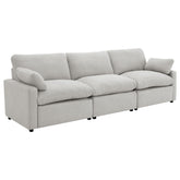 Tampa Furniture Outlet - Coaster - Collins Modular Power Sofa Grey - 609561P