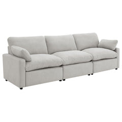 Tampa Furniture Outlet - Coaster - Collins Modular Power Sofa Grey - 609561P