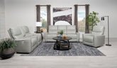 Tampa Furniture Outlet - Coaster - Greenfield 3-piece Power Reclining Sofa Set Dove Grey - 610261P-S3