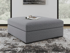 Tampa Furniture Outlet Lutz - Ashley Furniture - Bealton Living Room - Oversized Accent Ottoman / Salt and Pepper - 6130508