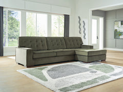 Tampa Furniture Outlet Lutz - Ashley Furniture - Caspian-Town Sectional - LAF 2-Piece Sectional with Chaise / Olive - PC61702S2