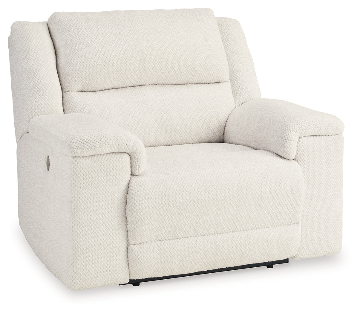 Tampa Furniture Outlet Lutz - Ashley Furniture - Keensburg Living Room - Wide Seat Power Recliner / Linen - 6180782