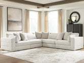 Tampa Furniture Outlet Lutz - Ashley Furniture - Ashbourne Estate Sectional - RAF 5-Piece Sectional - PC66004S17