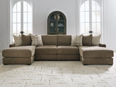 Tampa Furniture Outlet Lutz - Ashley Furniture - Camellia-Court Sectional - 4-Piece Double Chaise Sectional - 68207S9