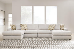 Tampa Furniture Outlet Lutz - Ashley Furniture - Kestrie 4-Piece Double Chaise Sectional - 4-Piece Double Chaise Sectional - PC68706S9