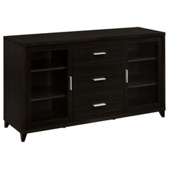 Lewes 4-piece 60-inch TV Entertainment Center Cappuccino