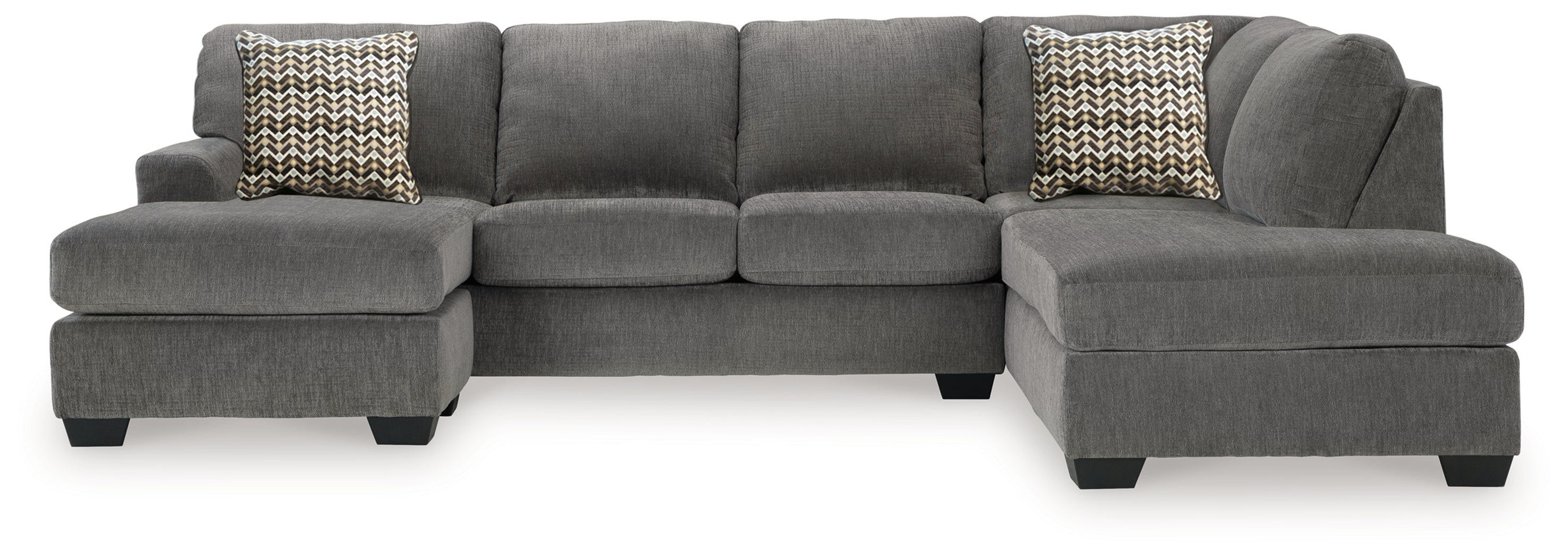 Tampa Furniture Outlet Lutz - Ashley Furniture - Riverfield Sectional - 2-Piece Sectional with Chaise / Iron - 70097S1