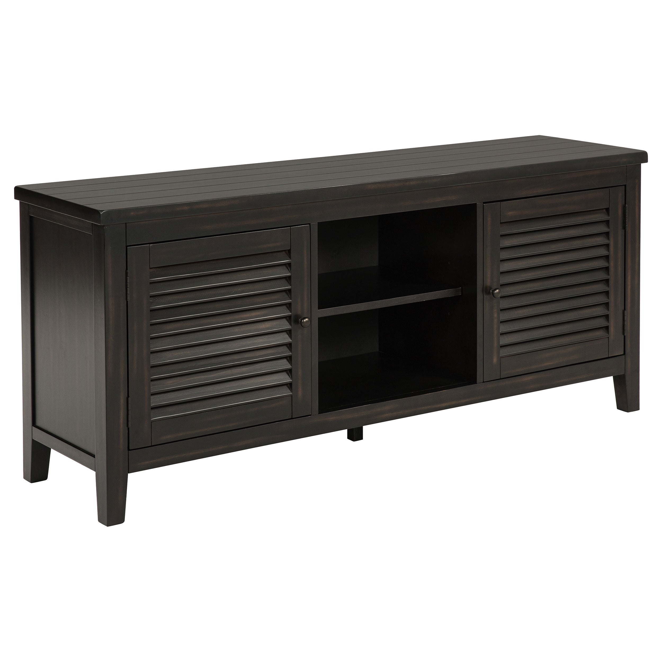 Tampa Furniture Outlet - Coaster - Concord 2-door 60-inch TV Stand Console Distressed Java - 701782