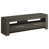 Tampa Furniture Outlet - Coaster - Elkton 2-drawer Engineered Wood 59-inch TV Stand Weathered Grey - 701979
