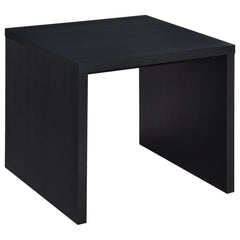 Tampa Furniture Outlet - Coaster - Knapp Engineered Wood Square Side End Table Black - 706227