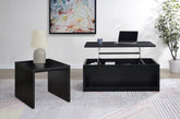 Tampa Furniture Outlet - Coaster - Knapp 2-piece Lift Top Coffee Table Set Black - 706228-S2