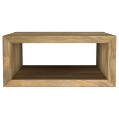 Benton Square Solid Mango Wood Coffee Table Natural