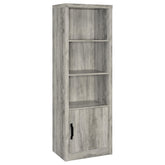 Tampa Furniture Outlet - Coaster - Burke 4-shelf Engineered Wood Media Tower Grey Driftwood - 707726