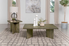 Tampa Furniture Outlet - Coaster - Andando 2-piece Coffee and End Table Set Mango Brown - 708498-S2