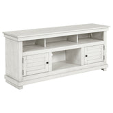 Tampa Furniture Outlet - Coaster - Payne 60-inch TV Stand Media Console Distressed White - 710052
