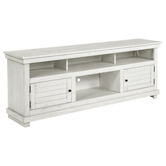 Tampa Furniture Outlet - Coaster - Payne 70-inch TV Stand Media Console Distressed White - 710053