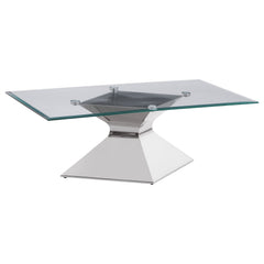 Jenny 2-piece Rectangular Coffee and End Table Set Chrome