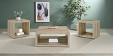 Tampa Furniture Outlet - Coaster - Frisco 3-piece Coffee and End Table Set Distressed Pine - 710518-S3