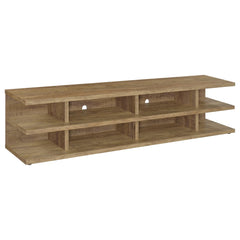 Tampa Furniture Outlet - Coaster - Cartmill 78-inch 2-tier TV Stand Media Console Mango - 710543
