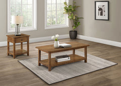 Tampa Furniture Outlet - Coaster - Payne 2-piece Coffee and 1-drawer End Table Set Brown - 710548-S2