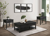 Tampa Furniture Outlet - Coaster - Concord 3-piece Coffee and End Table Set Distressed Java - 710578-S3