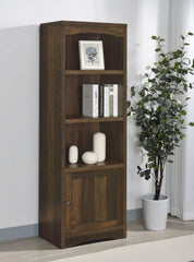 Laughlin 4-shelf Engineered Wood Media Tower Dark Pine