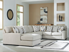 Tampa Furniture Outlet Lutz - Ashley Furniture - Laurelgrove Sectional - RAF 5-Piece Sectional with Chaise - 75105S11
