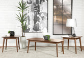 Tampa Furniture Outlet - Coaster - Radley 3-piece Rectangular Coffee Table Set Natural Walnut - 753524