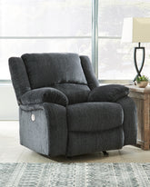 Tampa Furniture Outlet Lutz - Ashley Furniture - Draycoll Living Room - Power Rocker Recliner / Slate - 7650498