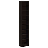 Tampa Furniture Outlet - Coaster - Eliam 71-inch 8-shelf Bookcase Cappuccino - 800285