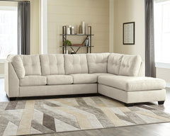 Tampa Furniture Outlet Lutz - Ashley Furniture - Falkirk Sectional - LAF 2-Piece Sectional with Chaise / Parchment - 80806S2