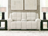 Tampa Furniture Outlet Lutz - Ashley Furniture - Orlen Living Room - DBL Rec Loveseat w/Console - 8160294