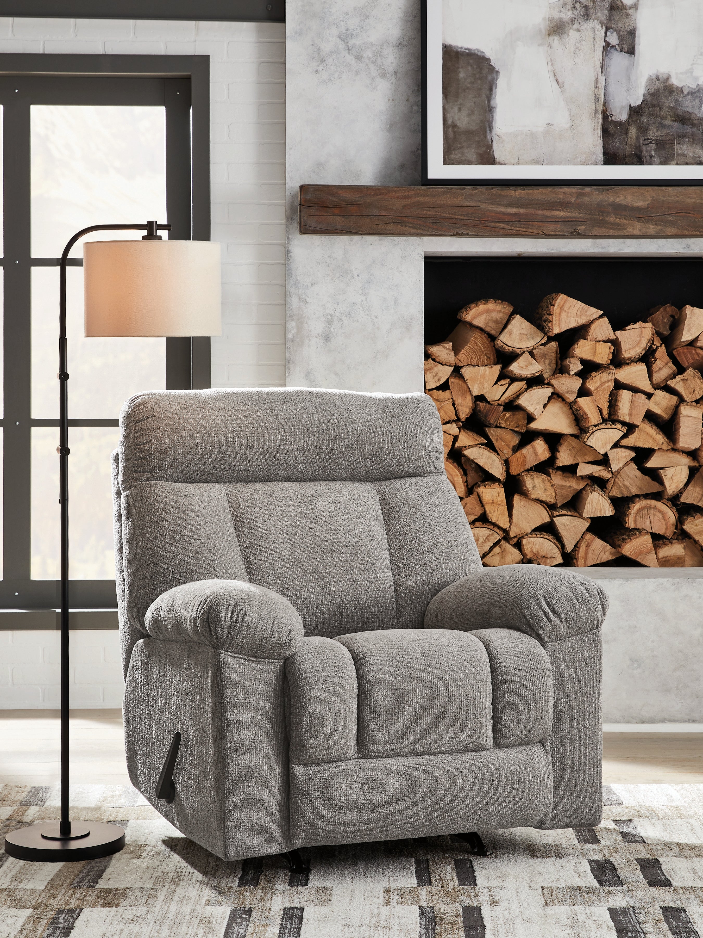 Tampa Furniture Outlet Lutz - Ashley Furniture - Hoyne Park Living Room - Rocker Recliner - PC8281625