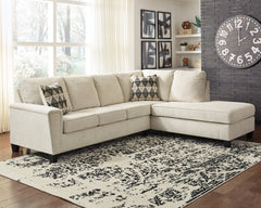 Tampa Furniture Outlet Lutz - Ashley Furniture - Abinger Sectional - LAF 2-Piece Sectional with Chaise / Natural - 83904S2