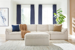 Tampa Furniture Outlet Lutz - Ashley Furniture - Fannin Sectional - RAF 4-Piece Sectional with Ottoman - PC84304S1