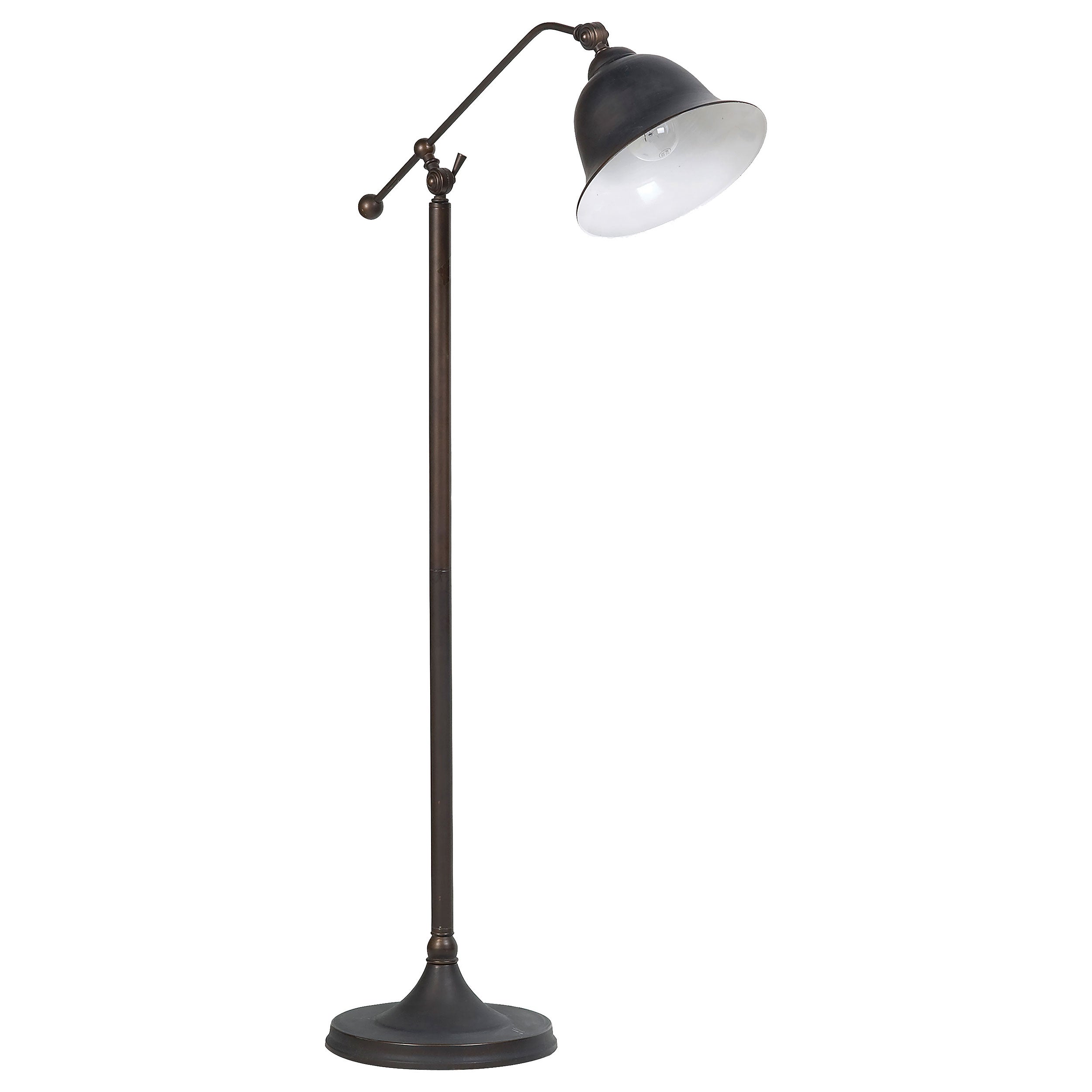 Tampa Furniture Outlet - Coaster - Eduardo 54-inch Bell Down Bridge Floor Lamp Dark Bronze - 901231