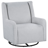 Tampa Furniture Outlet - Coaster - Serra Boucle Upholstered Swivel Glider Dove Grey - 902454