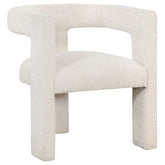 Tampa Furniture Outlet - Coaster - Petra Boucle Upholstered Accent Side Chair White - 902881