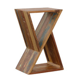 Tampa Furniture Outlet - Coaster - Lily Solid Reclaimed Wood Accent Side Table Natural - 910180