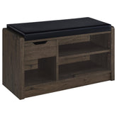Tampa Furniture Outlet - Coaster - Arrington Storage Bench Smoked Oak - 910321